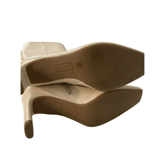 Alfani Beige Knee-High Wide Calf Boots Size 8 NEW - Picture 8 of 11